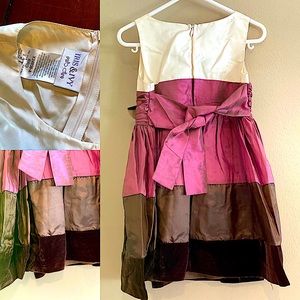 💐 Ivory, Pink, & Brown dress 💐